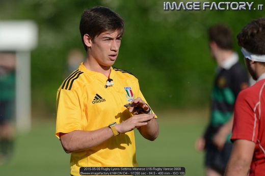 2015-05-09 Rugby Lyons Settimo Milanese U16-Rugby Varese 0908